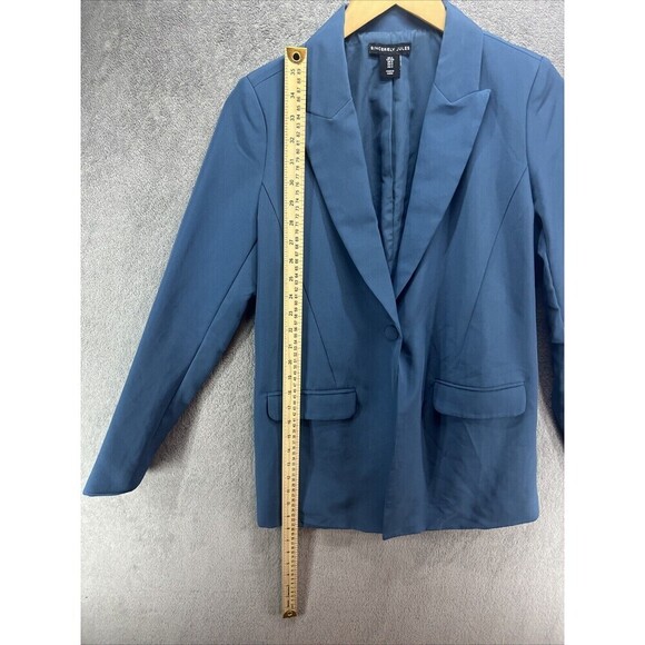 NWOT Sincerely Jules Women’s Blue Blazer 1 Button Size Small - Picture 7 of 8